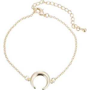 24/7 Jewelry Collection Maan Armband - Maansikkel - Goudkleurig