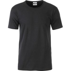 Fusible Systems - Heren James and Nicholson Standaard T-Shirt (Zwart)
