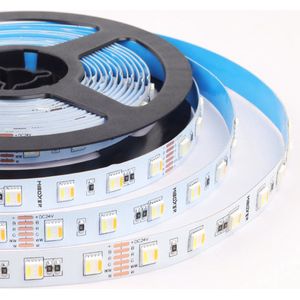Mi-Light Mi-Boxer - (LSL5N01N) - 5050 RGB+CCT hoge kwaliteit LED strip - 5 Meter - 12mm breed - Alle RGB kleuren + Warm wit tot koud wit licht 2700K~6500K - Dimbaar - IP20