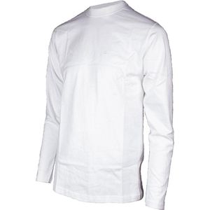 Piva schooluniform t-shirt lange mouwen  jongens - wit - maat L/40
