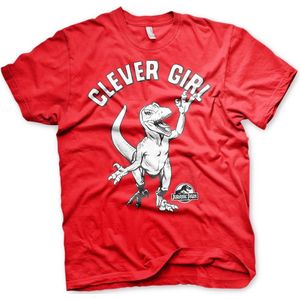 Jurassic Park Clever Girl T-Shirt Red-S