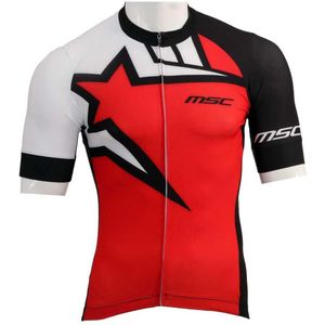 Msc Pro Race Korte Mouw Wielertrui Rood XL Man