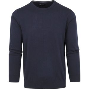 Suitable - Oini Pullover O-Hals Navy - Heren - Maat XXL - Slim-fit