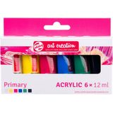 Talens Art Creation Acrylic Set Primary 6x12 ml