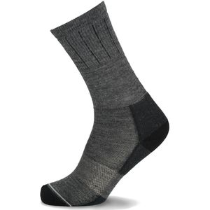 LORPEN Pro Trek Merino Light Mid Crew wandelsokken - Donkergrijs - 35-38