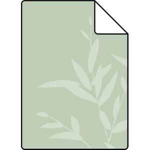 Proefstaal Origin Wallcoverings behang bamboe olijfgroen - 345752 - 26,5 x 21 cm