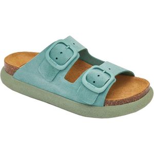 Scholl - Noelle Chunky - Slipper - Aquamarine - Suède