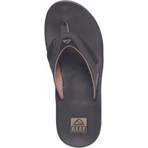 FANNING - Slippers - Mannen - Zwart/ Bruin - 39