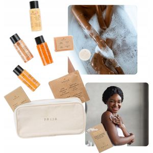 PRIJA - Set verzorgingscosmetica, reiscosmetica + make-uptasje