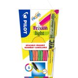 Pilot Frixion Light - Markeerstiften -  6 Kleuren in een doosje