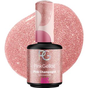 Pink Gellac - 466 Pink Champagne - Gellak - 15ml - Glanzende Roze Gel Nagellak - Uncovered9 Collectie
