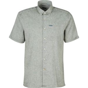 Barbour - Nelson - Overhemd - Linnen - Regular Fit, Kentkraag, 1/2-mouw, Borstzak
