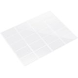 fischer - DoubleBond - Dubbelzijdige Kleefpads - Heavy Duty - 20 Stuks - 22mm x 36mm