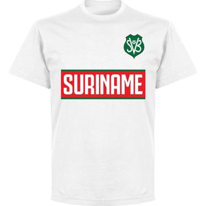 Suriname Team T-Shirt - Wit - L