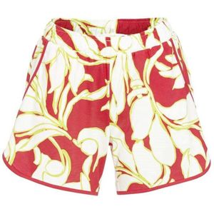 Korte pyjamabroek bloemen fuchsia - Roze - Maat - 44