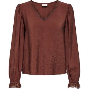 JDY - JDYCAMILLE LACE V-NECK TOP WVN - Dames - Blouses
