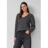 Gebreide Trui - V-halslijn - Met Pailletten Details