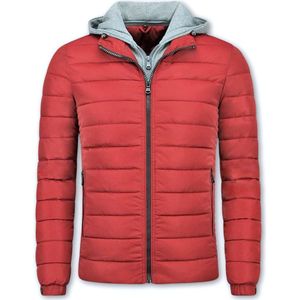 Korte Jas Heren - Casual Jack - Rood