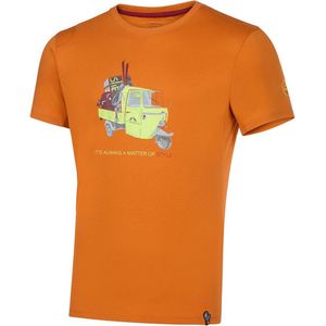 La Sportiva Ape T-shirt Met Korte Mouwen Oranje L Man