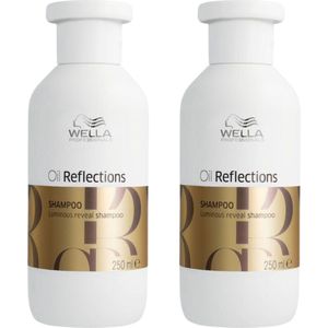 Wella Oil Reflections Luminous Reveal Shampoo 250ml - 2 Stuks - Voordeelverpakking