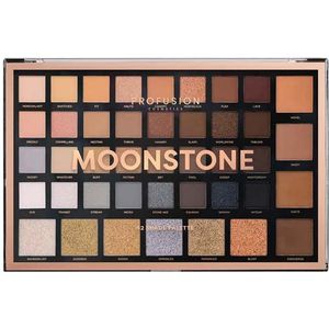 Profusion Oogschaduw Moonstone 42 Shade Palette - Oogschaduw Palette - Oogschaduw Primer - 6 glitters - 32 kleuren
