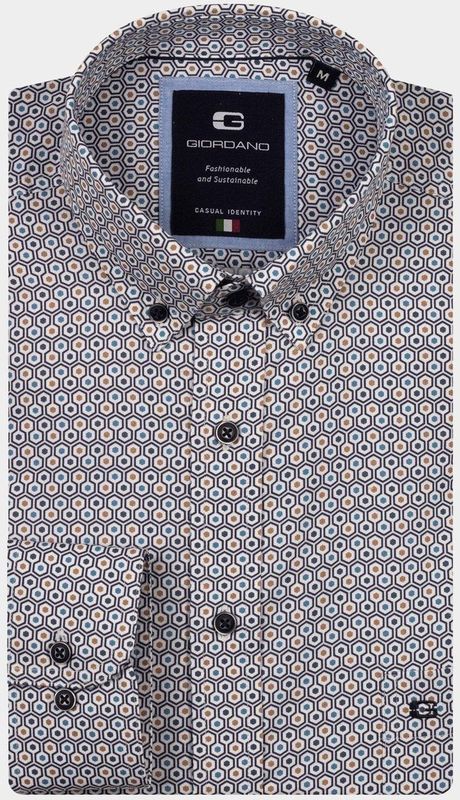 Giordano Casual hemd lange mouw brando long sleeve button dow 527041/60