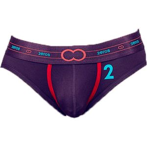 2EROS 2-Series Brief Wine - MAAT XS - Heren Ondergoed - Slip voor Man - Mannen Slip