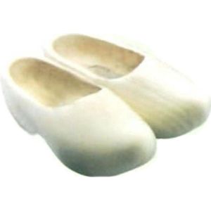 Tripklomp peppel blank geschuurd, zonder riemgat maat 24 t./m 30..