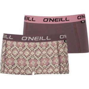 O'Neill dames boxershorts 2-pack - multi plum - S