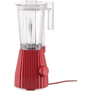 Alessi Blender Plissé - 5 snelheden + turbostand - rood - Michele de Lucchi - 1.5 liter - MDL09 R