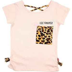 Lee Cooper Shirtje Lee Cooper Leopard lichtroze Kids & Kind Meisjes Roze - Maat: 158/164