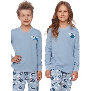 Doctor Nap Jongens & Meisjes Kinderen Unisex Pyjama Lange Mouw Lange Broek Winter Kerst Matching Gezin Familie Cozy Dreams Flow PDU.4532 110/116