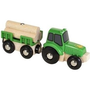 BRIO Tractor met Aanhanger - 33799