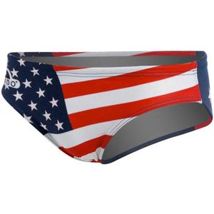 Turbo Usa Zwemslip Rood,Blauw XL Man