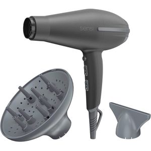 GA.MA ITALY PROFESSIONAL Gama Italy Professionele haardroger, tijd 5D zintuigen, 2200 W vermogen, zwart, innovatieve 5D Ultra Ozone Ion Protect - maximale verzorging en bescherming van het haar - 530
