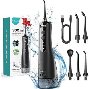 Draadloze Monddouche met 10 Instellingen en 300 ml Watertank - Oplaadbare Tandflosser voor Grondige Reiniging