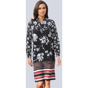 Alba Moda Kleid Kleid mit floralem Dessin
