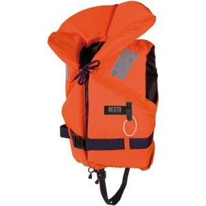 Luxe Veilige Comfortabele Reddingsvest Special Medium Oranje 100N | 60-70 kg - Besto