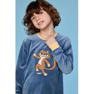 Pyjama jongens woody kat gestr broek