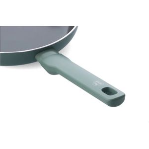 Greenchef Tones Wok Antiaanbaklaag Wok 28cm - Smokey Blue