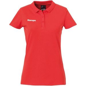 Kempa Poloshirt Dames Rood Maat XL