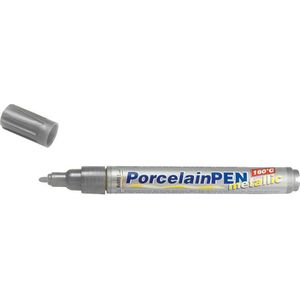 KREUL Zilveren Porseleinstift - Porcelain Pen Metallic 160 °C