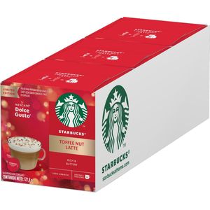 Starbucks by Dolce Gusto capsules Toffee Nut Latte - 36 koffiecups voor 18 koppen koffie - Limited Edition