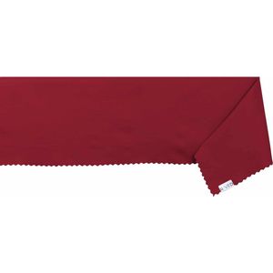 Raved Bordeaux Rood Polyester Tafelkleed 140 cm x 200 cm - Kreukvrij