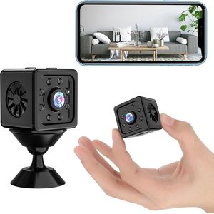 Verborgen WiFi-camera 2024 Nieuwste 1080P Full HD Mini Camera Kleine Nanny Cam Home Security Surveillance Camera met Bewegingsdetectie-Nachtzicht APP Controle voor Indoor