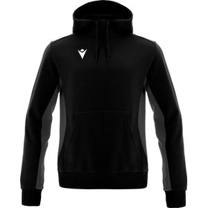 Macron Dance Sweater Met Kap Heren - Zwart / Antraciet | Maat: XL