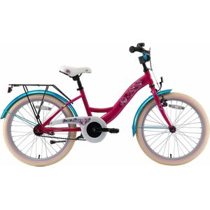 Bikestar 20 inch Classic kinderfiets, paars / turquoise