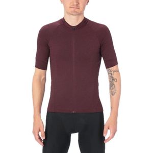 Fietsshirt Giro Men New Road Jersey Ox Blood Heather-L
