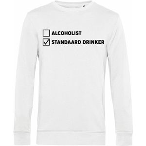 7431 - Sweater - Standaard drinker-White-S