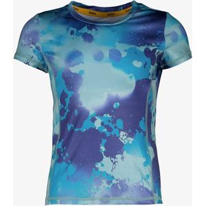 Osaga Dry meisjes sport T-shirt met print - Blauw - Maat 116